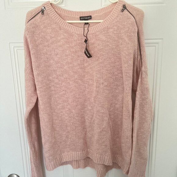 Express Shoulder Zipper Sweater - Picture 1 of 3